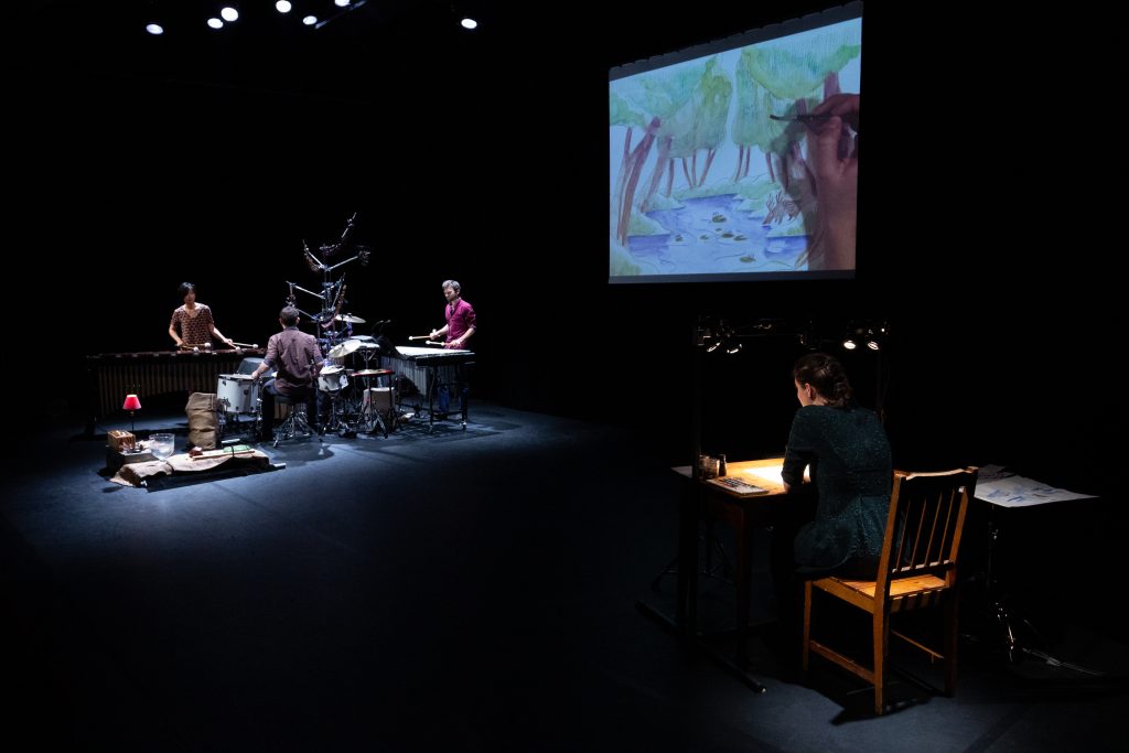 Ensemble TACTUS L'appel de la forêt Quentin Dubois Marion Cluzel Musique Dessin live