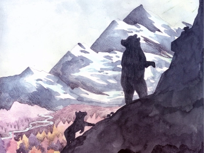 Ensemble TACTUS Le roi des ours Quentin Dubois Marion Cluzel Musique Dessin live