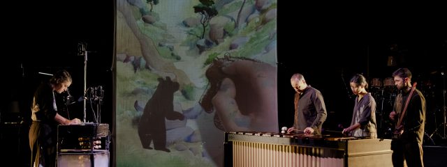 Ensemble TACTUS Le roi des ours Quentin Dubois Marion Cluzel Musique Dessin live